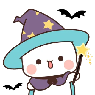 Sticker from the "Bubu and Dudu Halloween" sticker pack