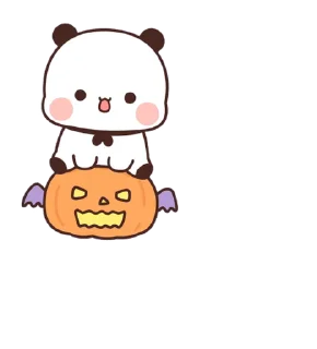 Sticker from the "Bubu and Dudu Halloween" sticker pack