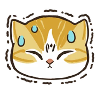 Sticker from the "Милые кошки" sticker pack