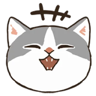 Sticker from the "Милые кошки" sticker pack