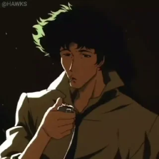 Sticker from the "Cowboy Bebop" sticker pack