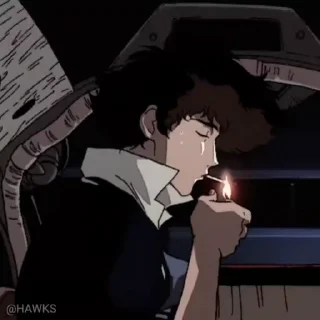 Sticker from the "Cowboy Bebop" sticker pack