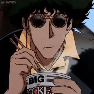 Sticker from the "Cowboy Bebop" sticker pack