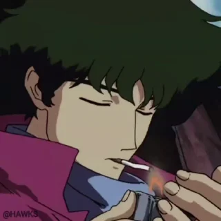 Sticker from the "Cowboy Bebop" sticker pack