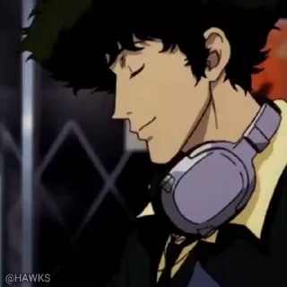 Sticker from the "Cowboy Bebop" sticker pack