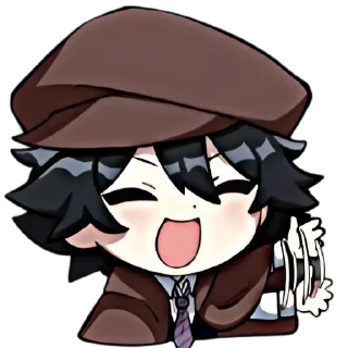 Telegram sticker pack "bsd x genshin"