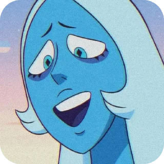 Telegram sticker pack "Blue Diamond"