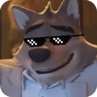 Telegram sticker pack "Mr Wolf"