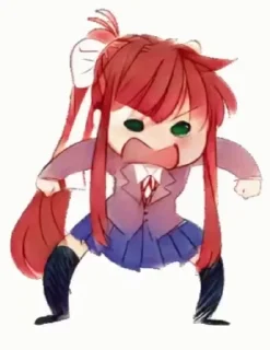 Sticker from the "DDLC pack" sticker pack