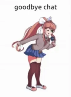 Sticker from the "DDLC pack" sticker pack