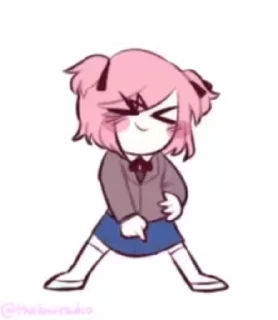 Sticker from the "DDLC pack" sticker pack