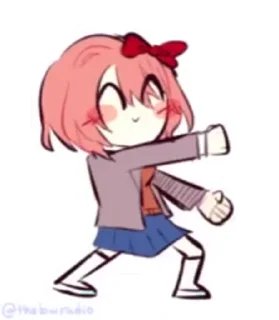 Sticker from the "DDLC pack" sticker pack