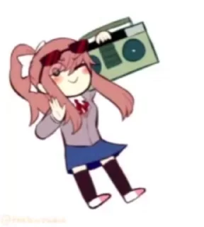 Sticker from the "DDLC pack" sticker pack