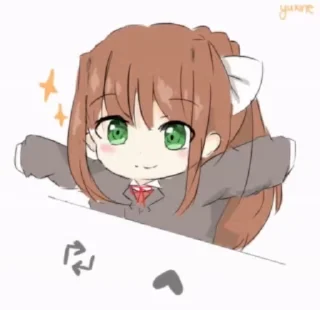 Sticker from the "DDLC pack" sticker pack