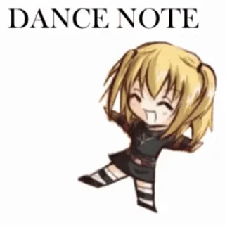 Sticker from the "death note" sticker pack