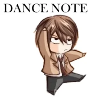 Sticker from the "death note" sticker pack