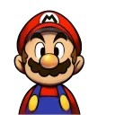 Telegram sticker pack "Super Mario Story"