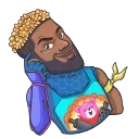 Sticker from the "Fortnite" sticker pack