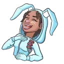 Sticker from the "Fortnite" sticker pack