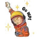 Sticker from the "Fortnite" sticker pack