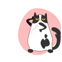 Sticker from the "Cool Kitty" sticker pack