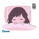 Sticker from the "Anime Animated Girl" sticker pack