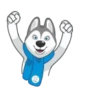 Sticker from the "Ulayka The Husky" sticker pack