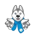 Sticker from the "Ulayka The Husky" sticker pack