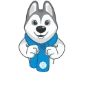 Sticker from the "Ulayka The Husky" sticker pack