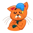 Sticker from the "Tom Cat" sticker pack