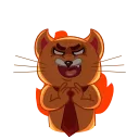 Sticker from the "Tom Cat" sticker pack