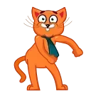 Sticker from the "Tom Cat" sticker pack