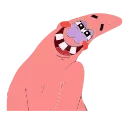 Sticker from the "Patrick and Spongebob" sticker pack