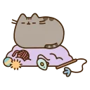 Sticker from the "Animated Pusheen 2" sticker pack