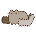 Sticker from the "Animated Pusheen 2" sticker pack