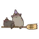 Стикер из набора "Animated Pusheen 2"