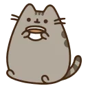 Sticker from the "Animated Pusheen 2" sticker pack