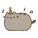 Sticker from the "Animated Pusheen 2" sticker pack