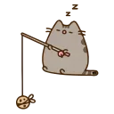 Sticker from the "Animated Pusheen 2" sticker pack