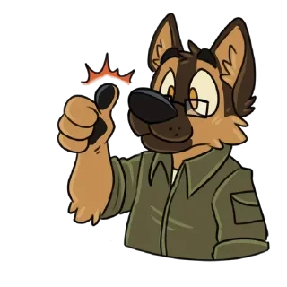 Telegram sticker pack "Smart Dog"