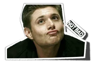 Telegram sticker pack "Dean from Supernatural"