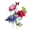 Sticker from the "Animated Flowers" sticker pack