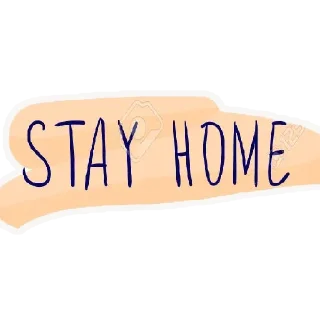 Telegram sticker pack "Stay Home"