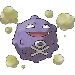 Telegram sticker pack "Pokemon Koffing"