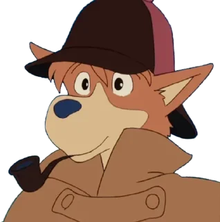 Telegram sticker pack "Sherlockhound"