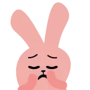 Sticker from the "Pink Rabbit" sticker pack