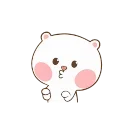 Sticker from the "Puffe Bear" sticker pack