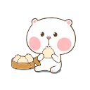 Sticker from the "Puffe Bear" sticker pack