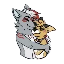 Telegram sticker pack "Wolfy Animated"