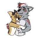 Sticker from the "Wolfy Animated" sticker pack